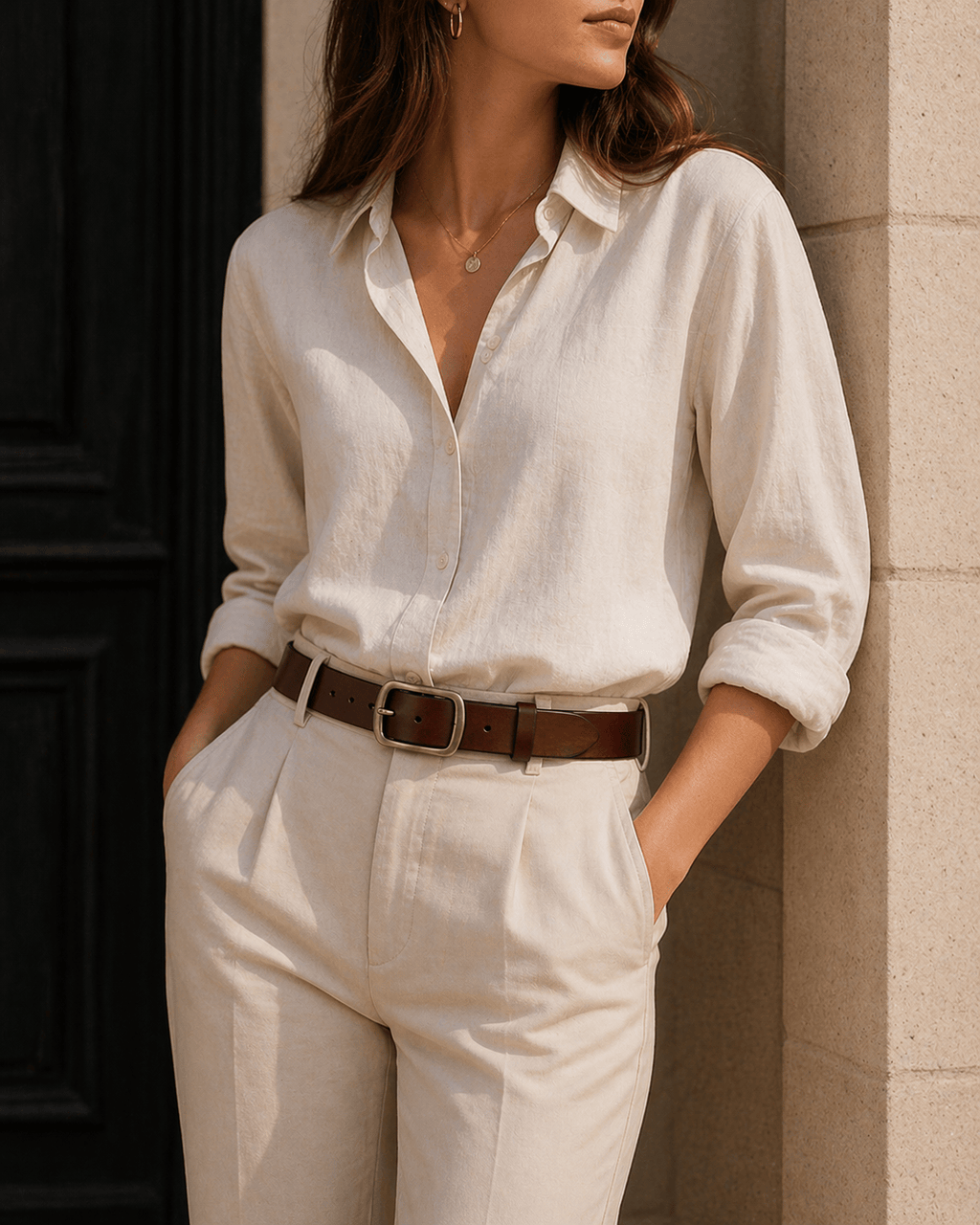 Ceinture en Cuir pour Femme - NORA