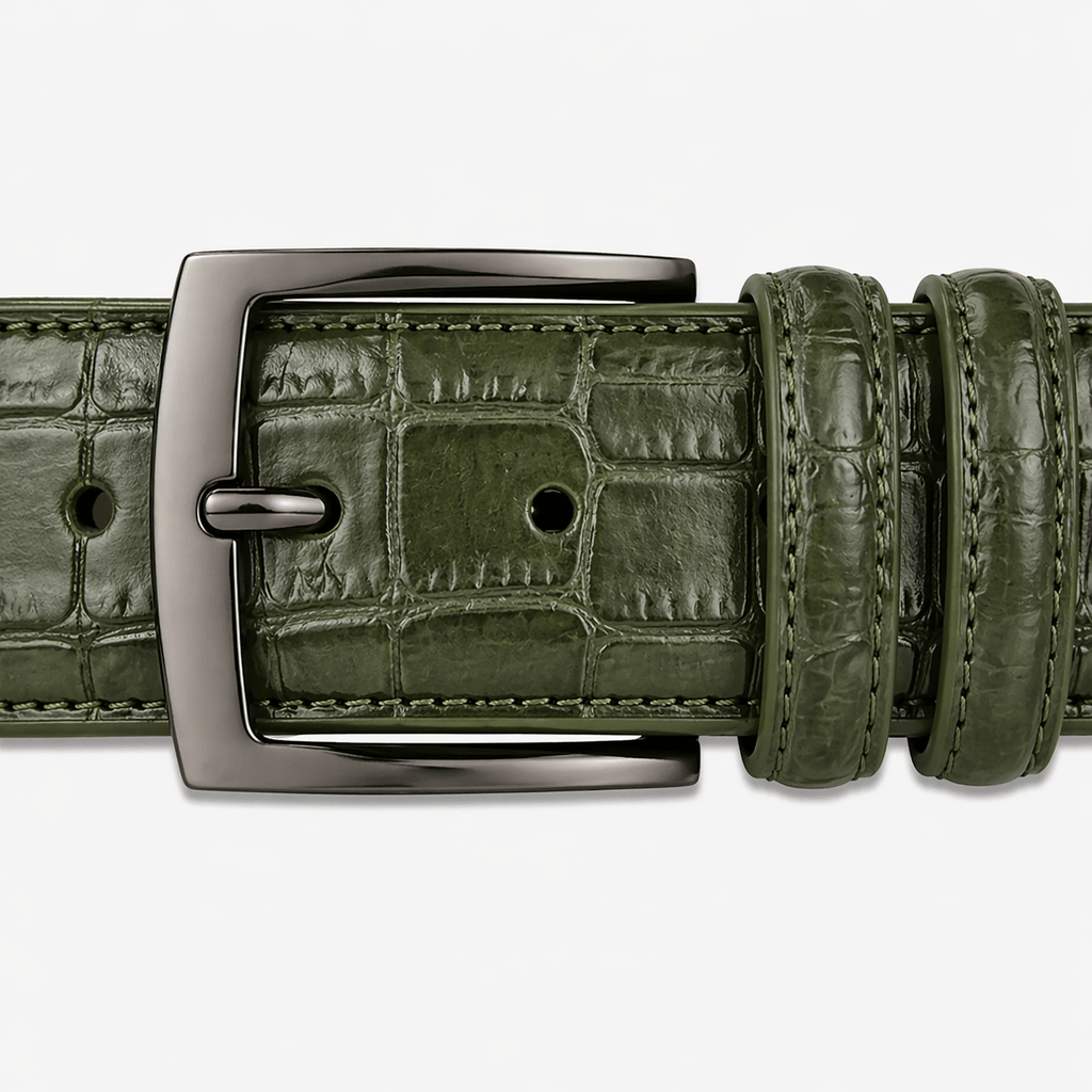 Ceinture aspect crocodile homme - DORFEX