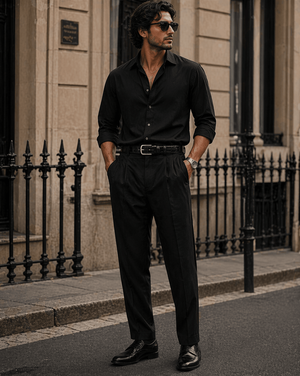 Ceinture aspect reptile homme - LEVITO