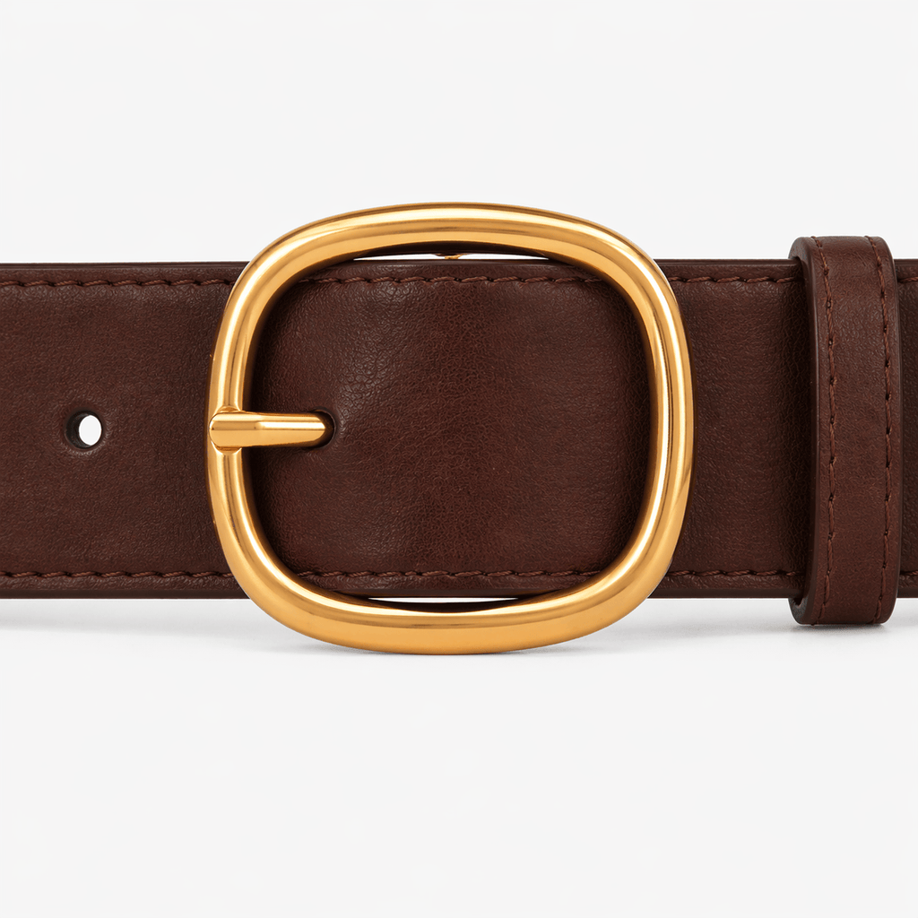 Ceinture boucle arrondie ajustable femme - PIWCOX