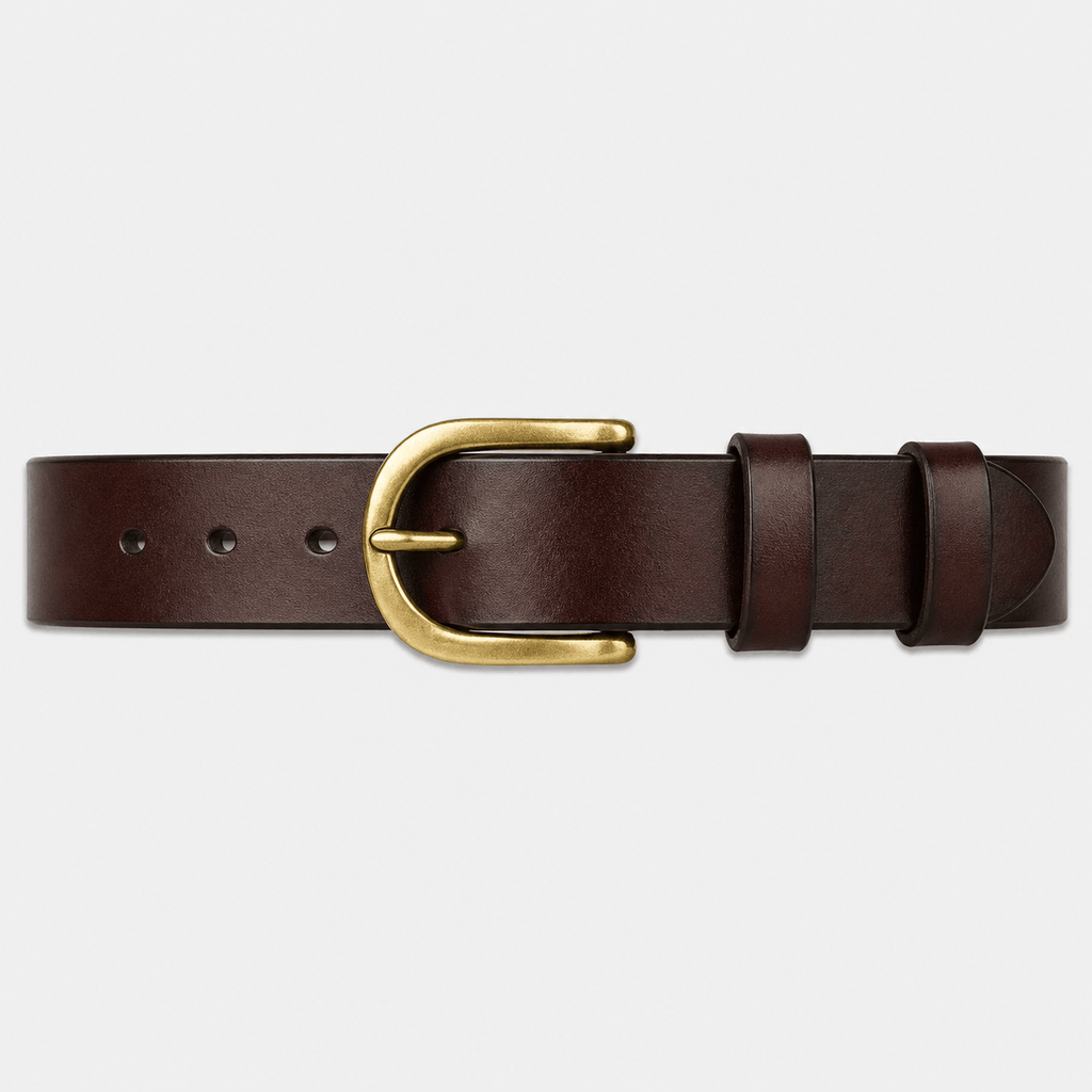 Ceinture boucle arrondie fine homme - RYOSAN