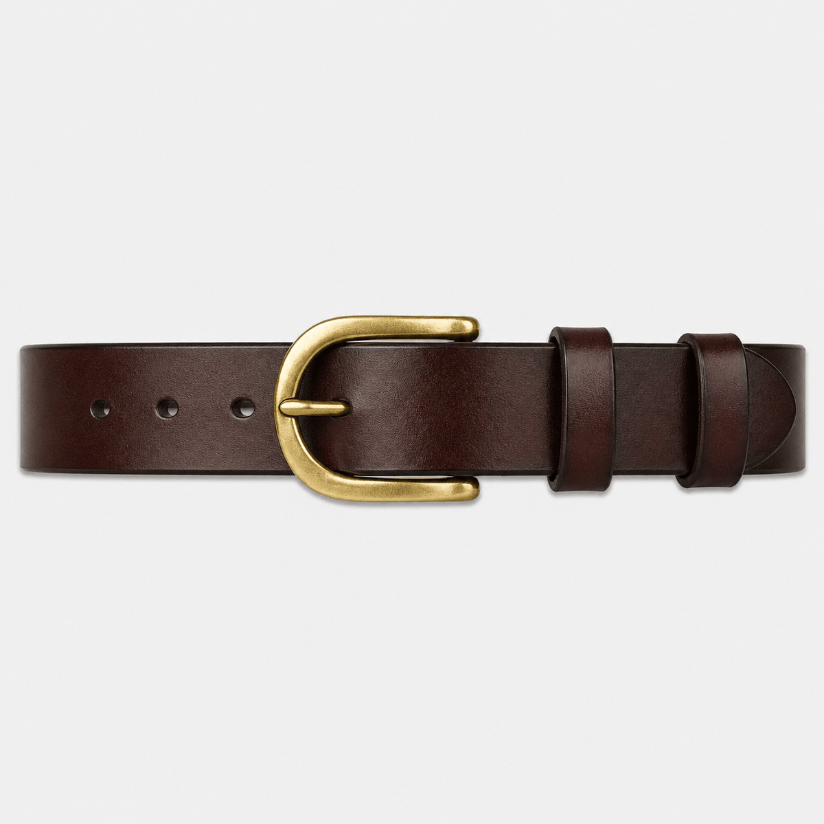 Ceinture boucle arrondie fine homme - RYOSAN