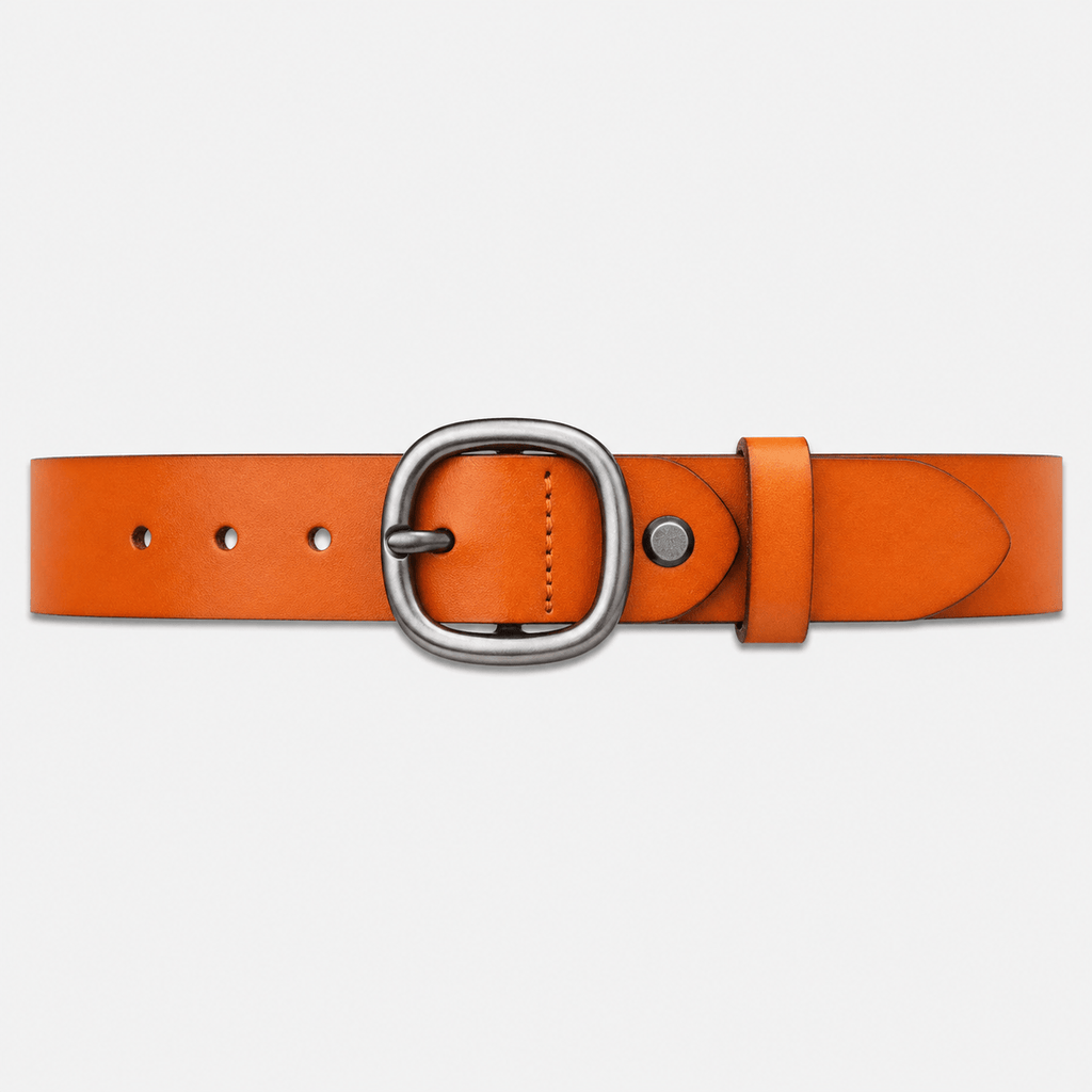 Ceinture boucle arrondie luxe homme - TAMILX