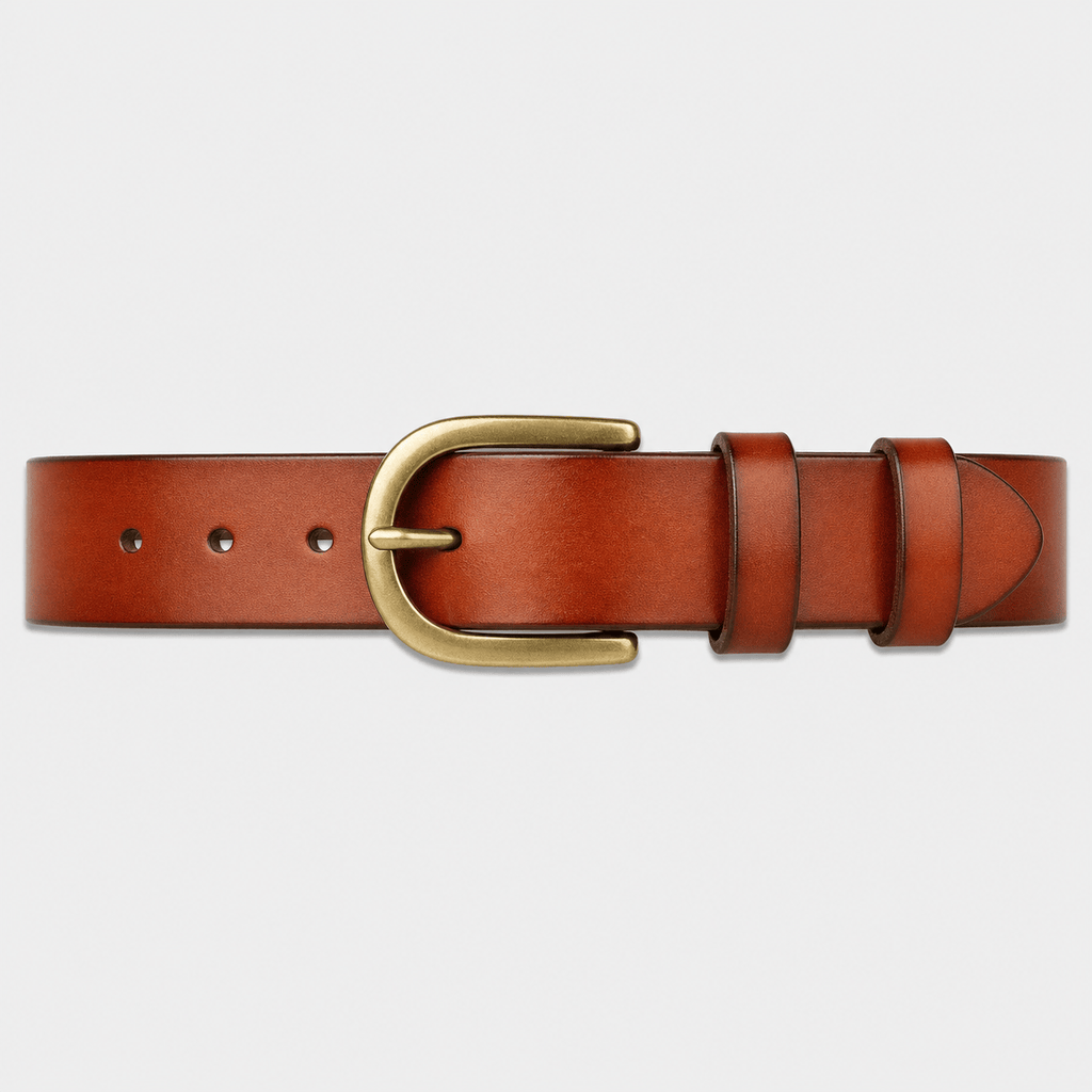Ceinture boucle arrondie mode homme - NALFEN