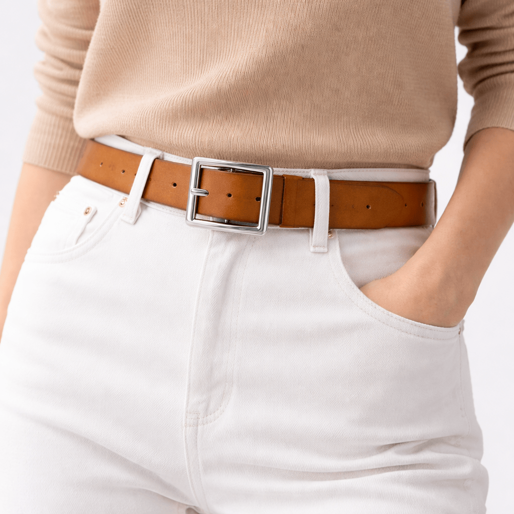 Ceinture boucle carrée femme - BEXKIN