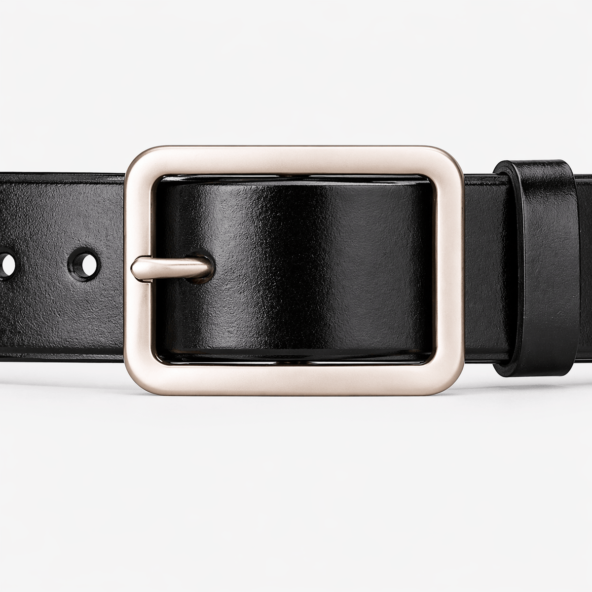 Ceinture boucle carrée style homme - HEVZAR