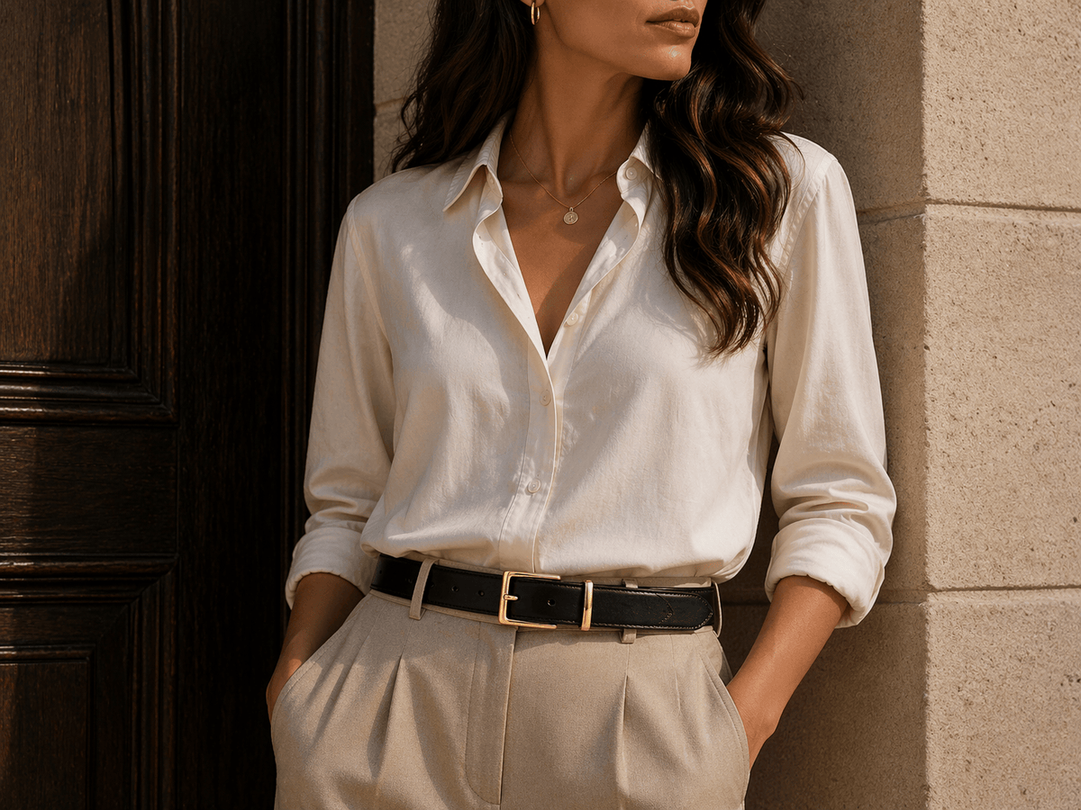 Ceinture boucle classique femme - ZELXIA