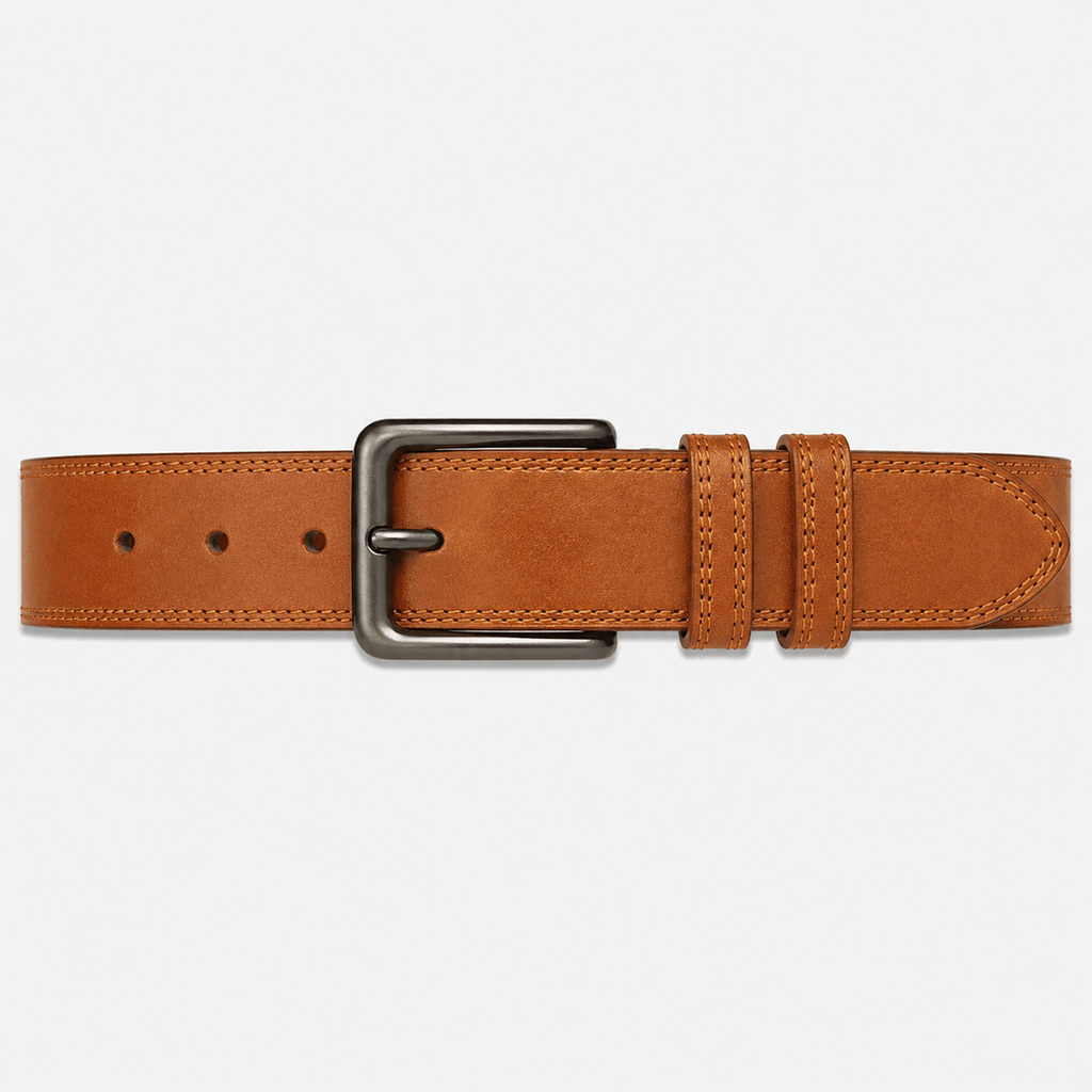 Ceinture boucle classique marron homme - DRAVON