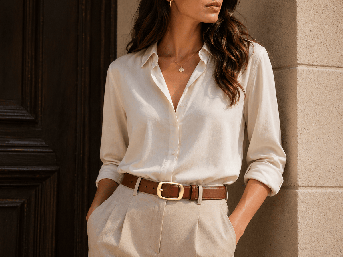 Ceinture boucle classique mode femme - MEXLON