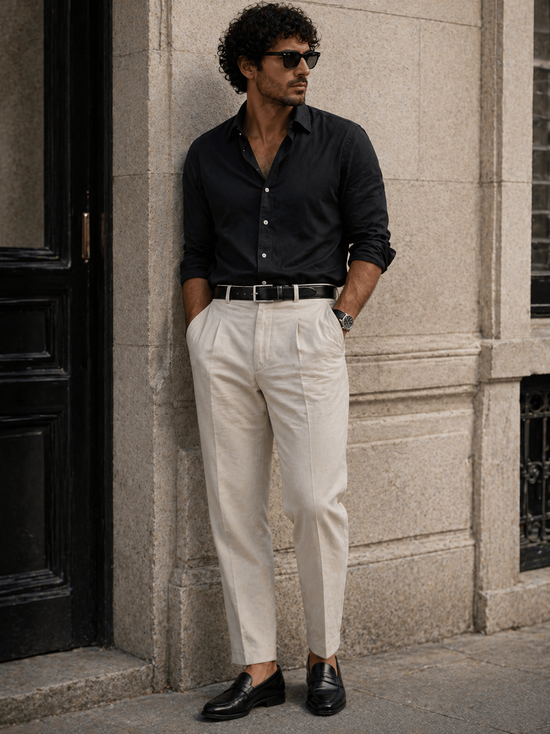 Ceinture boucle classique mode homme - LINMOR