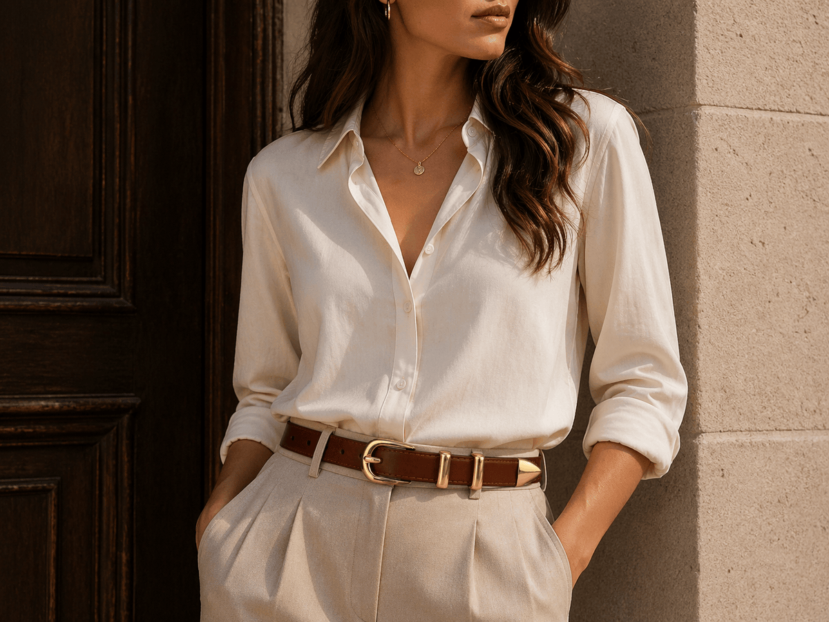 Ceinture boucle classique moderne femme - FREXAN