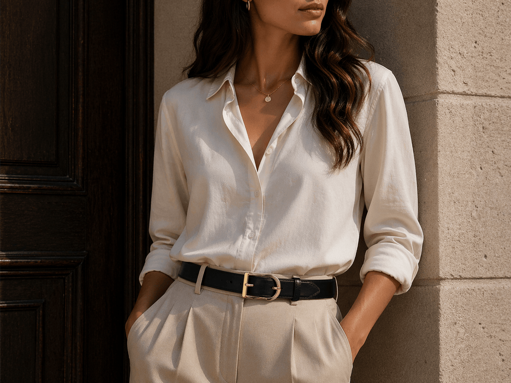 Ceinture boucle classique noire femme - WILXAR