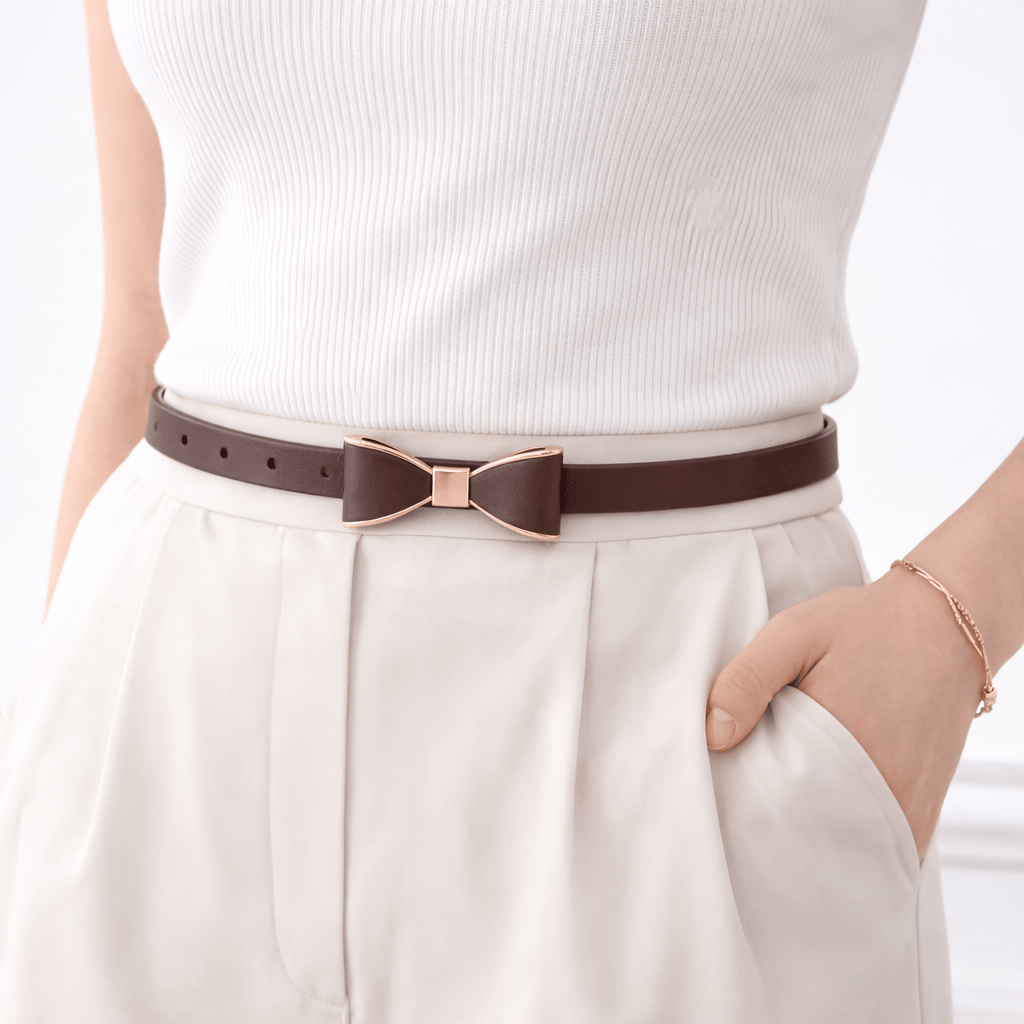 Ceinture boucle nœud ajustable femme - MULXAR