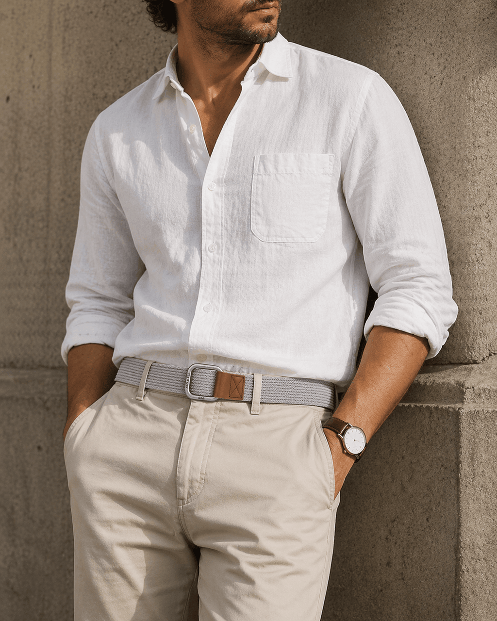 Ceinture boucle nœud classique homme - JALVIX