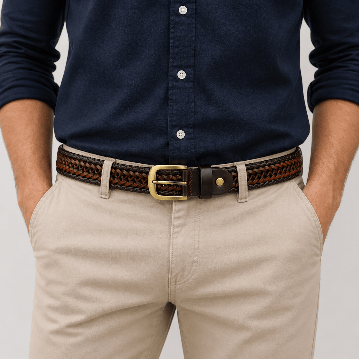 Ceinture boucle nœud mode homme - PEMILX