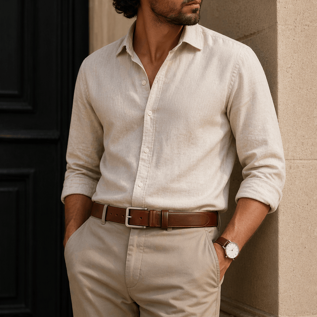 Ceinture Casual en Cuir pour Homme - ARLO