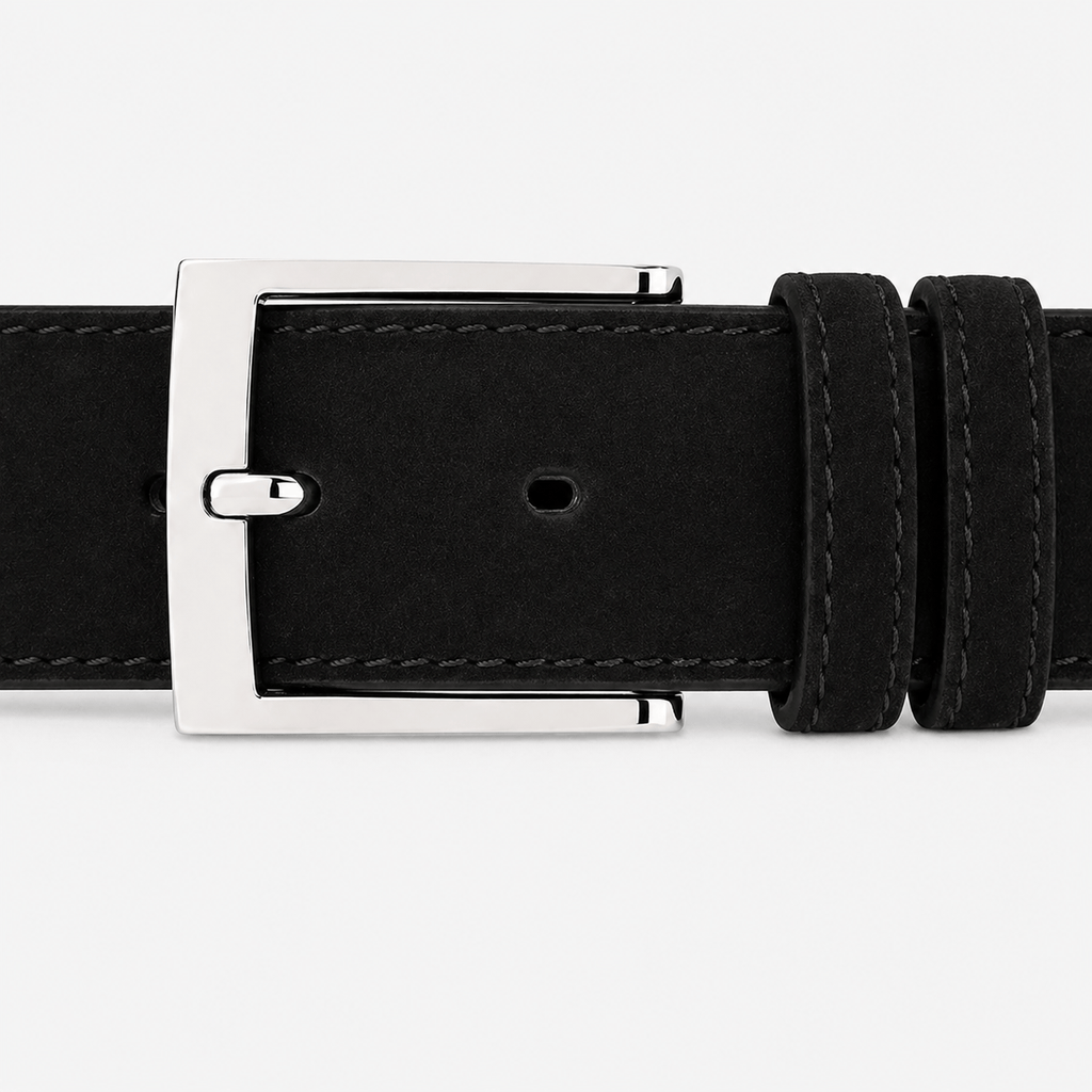 Ceinture Chino Noire Homme - NUVIRA