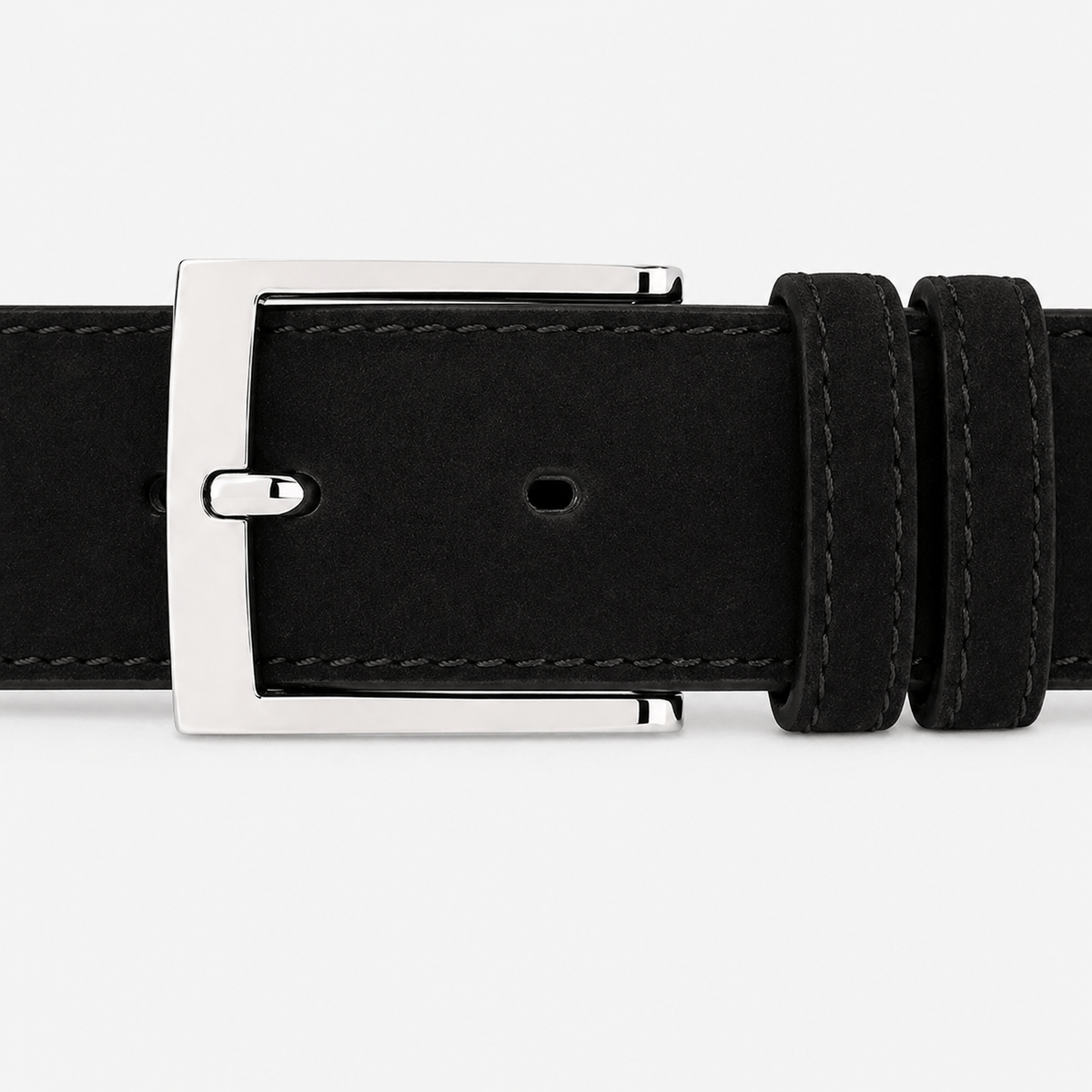 Ceinture Chino Noire Homme - NUVIRA