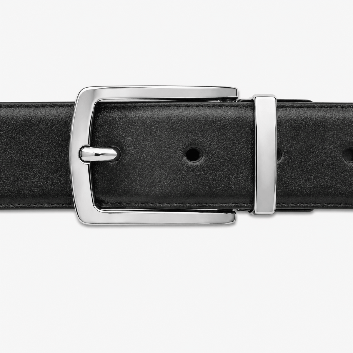 Ceinture cuir boucle argent homme - RALVOR