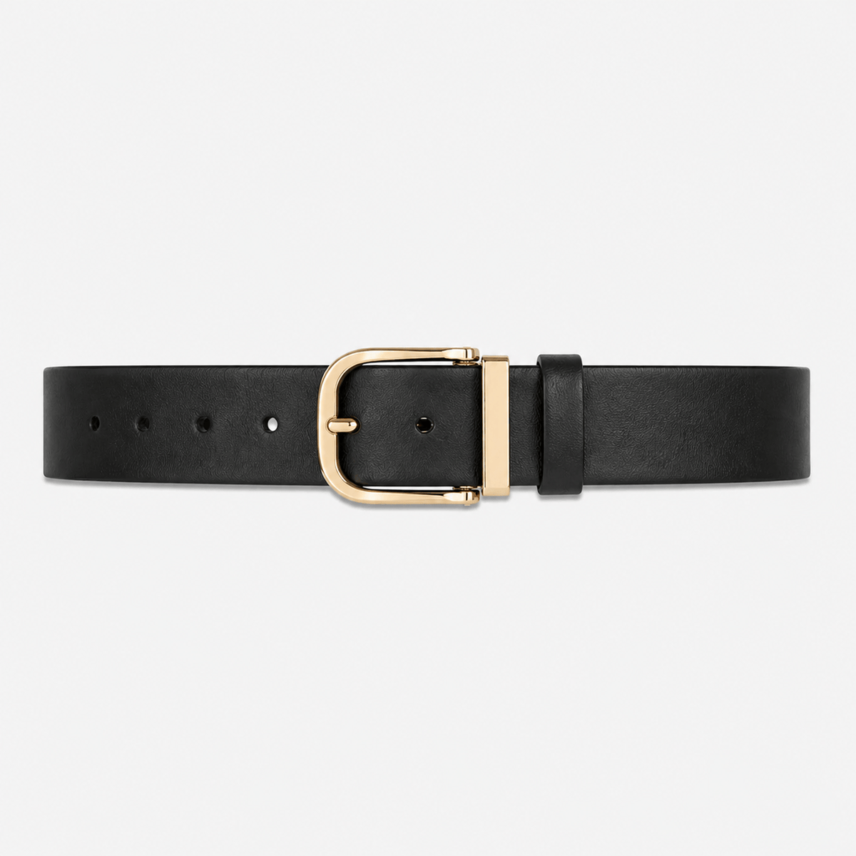 Ceinture cuir boucle dorée homme - TONFA