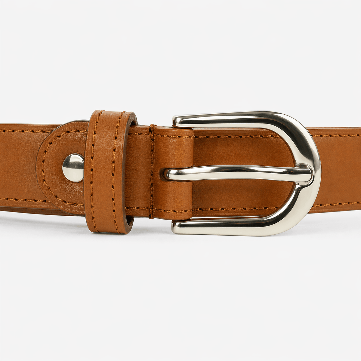 Ceinture cuir camel femme - LORXIL