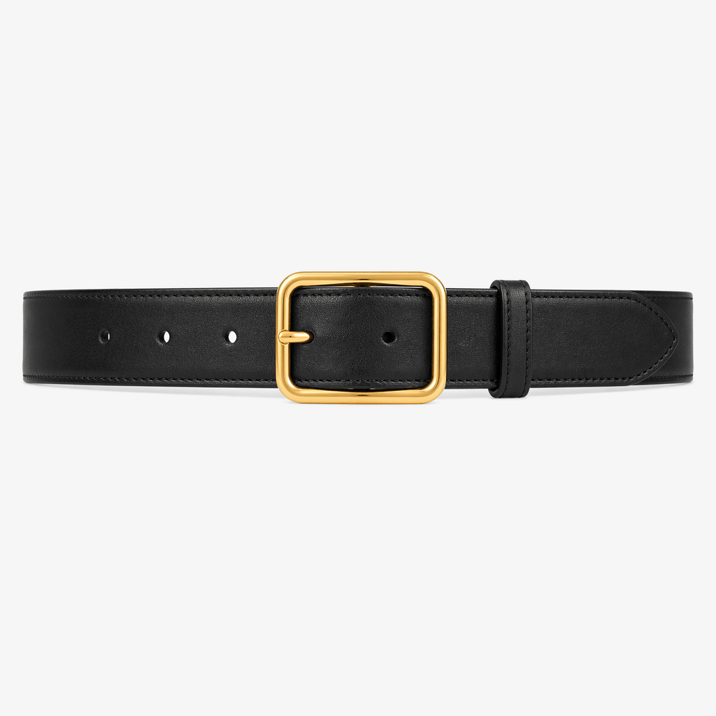 Ceinture cuir noir femme - ZAXRIN