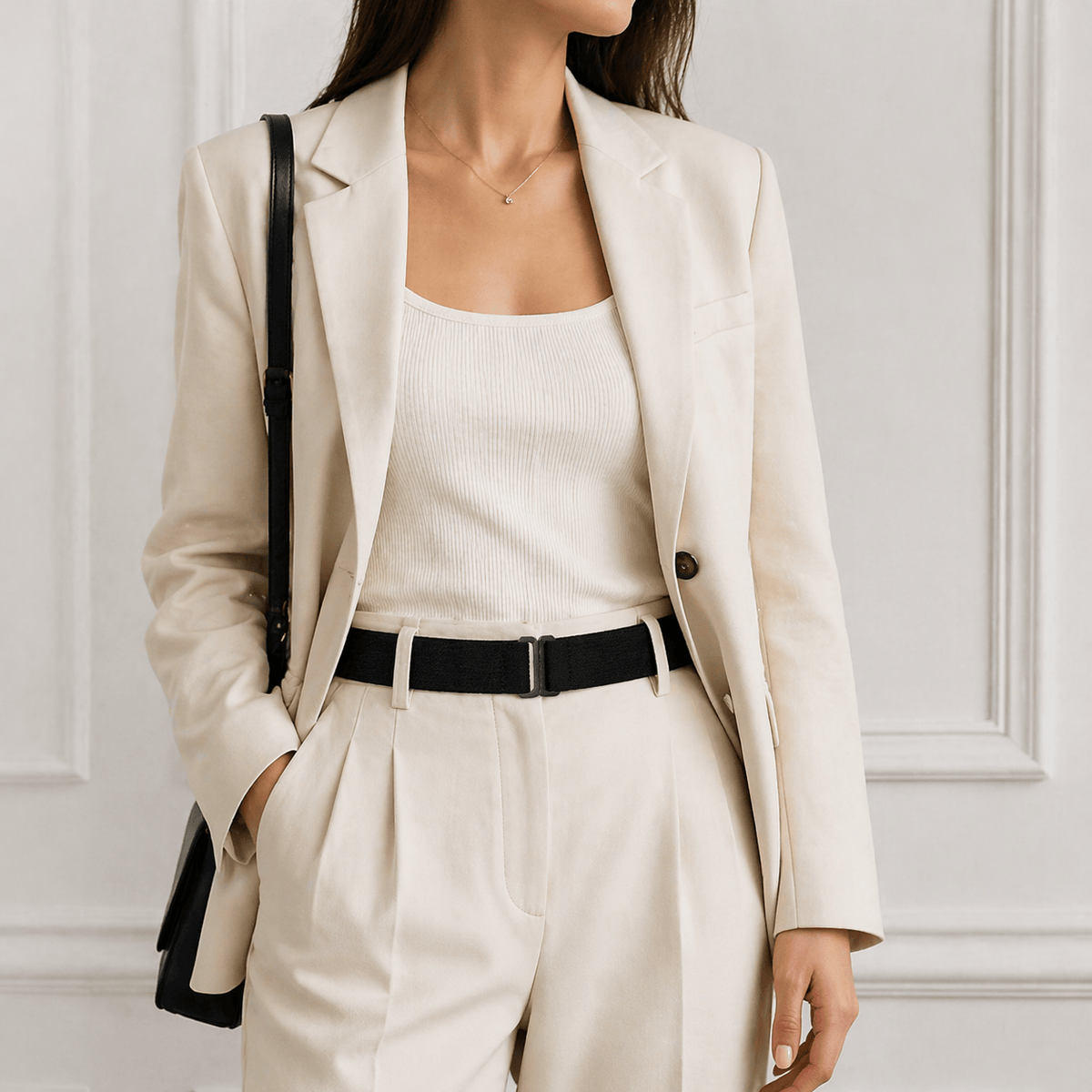 Ceinture élastique fine femme - TEKRIX
