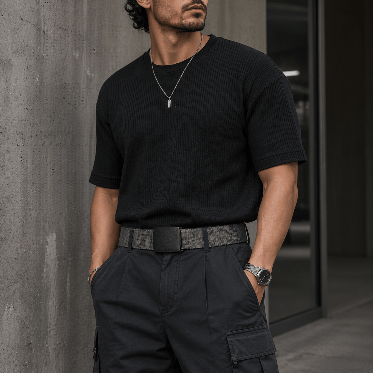 Ceinture élastique fine homme - LONFEX