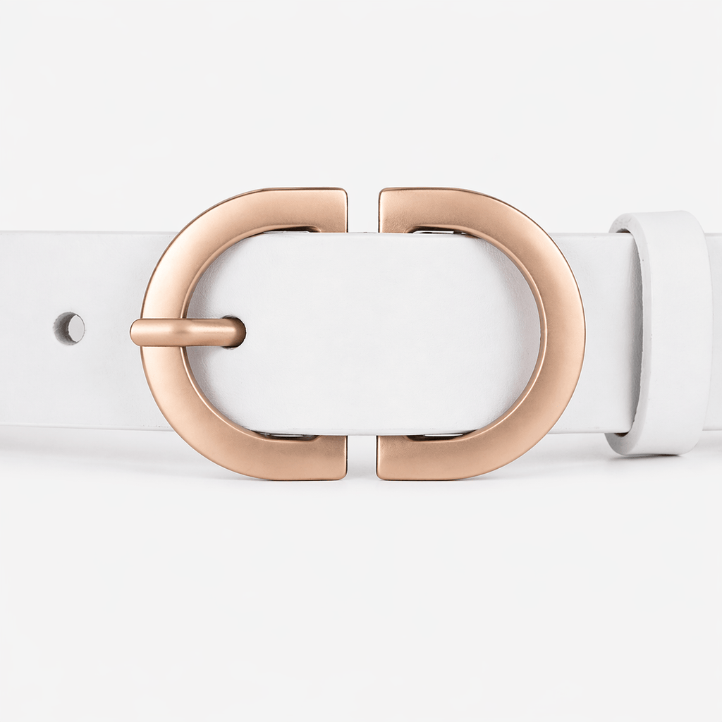 Ceinture jean blanche femme - LEZVON