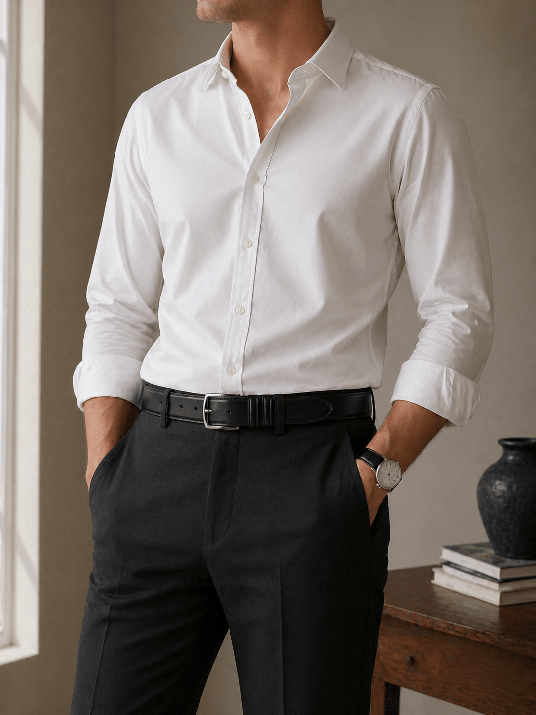 Ceinture Jean Noire Homme - VASHER