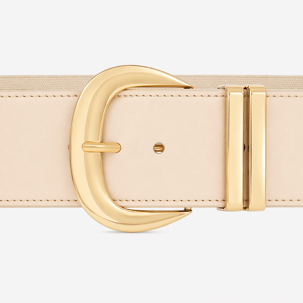 Ceinture large dorée femme - FIRXAN