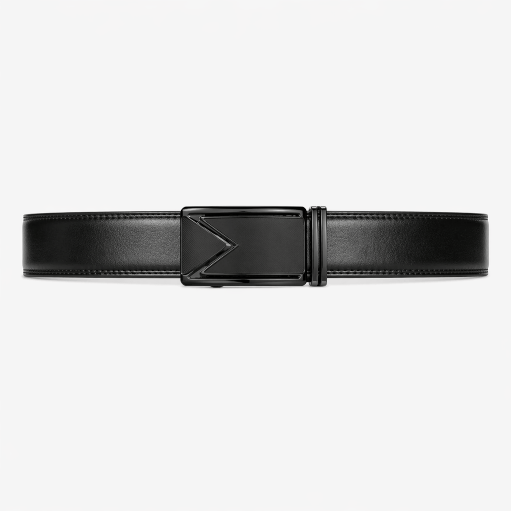 Ceinture noire ajustable homme - VOLGAN