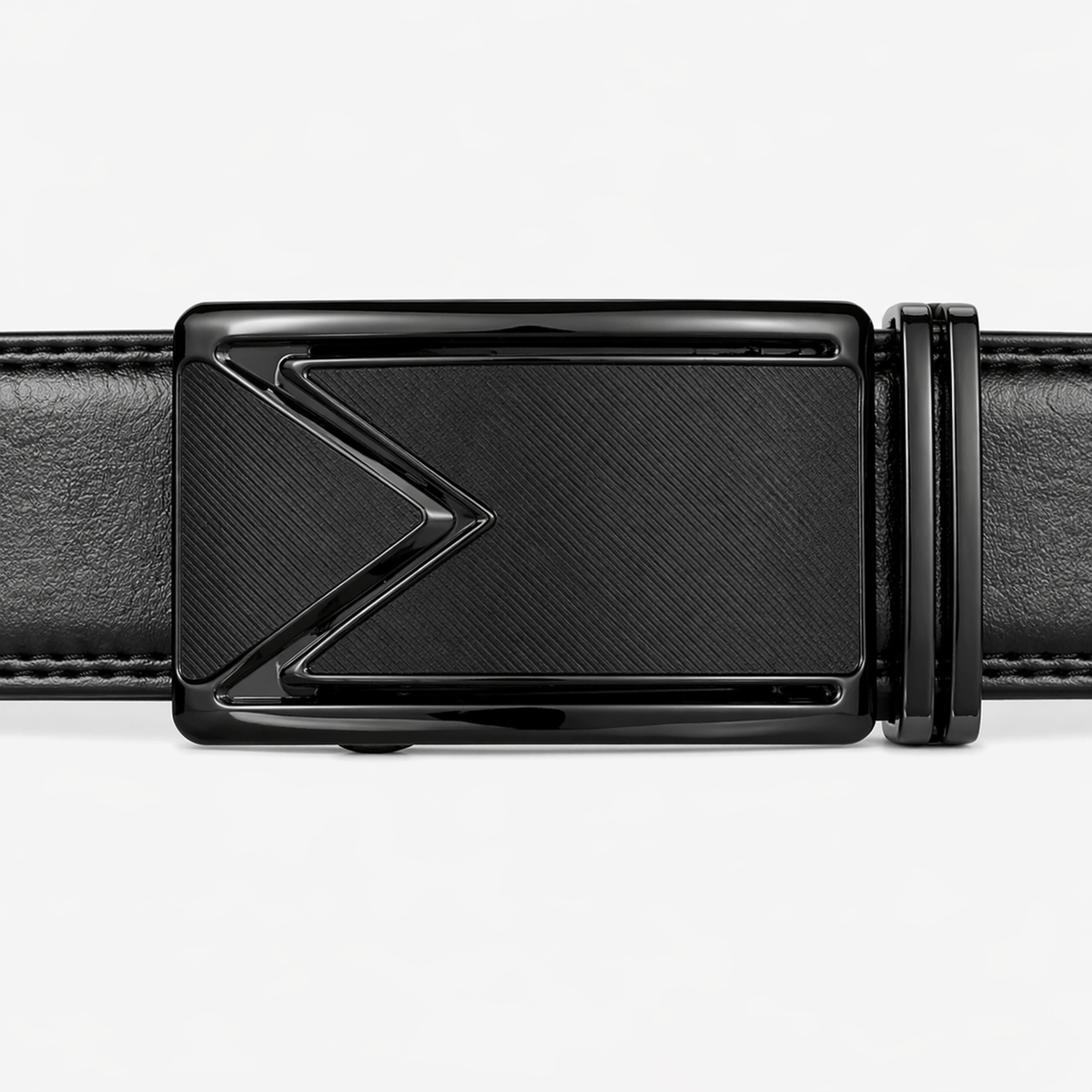 Ceinture noire ajustable homme - VOLGAN