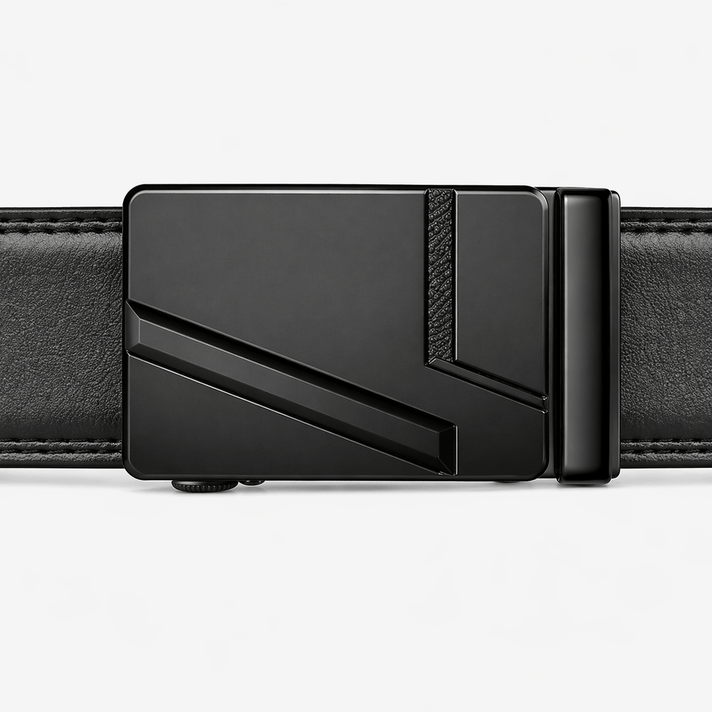 Ceinture noire luxe homme - PORFIL