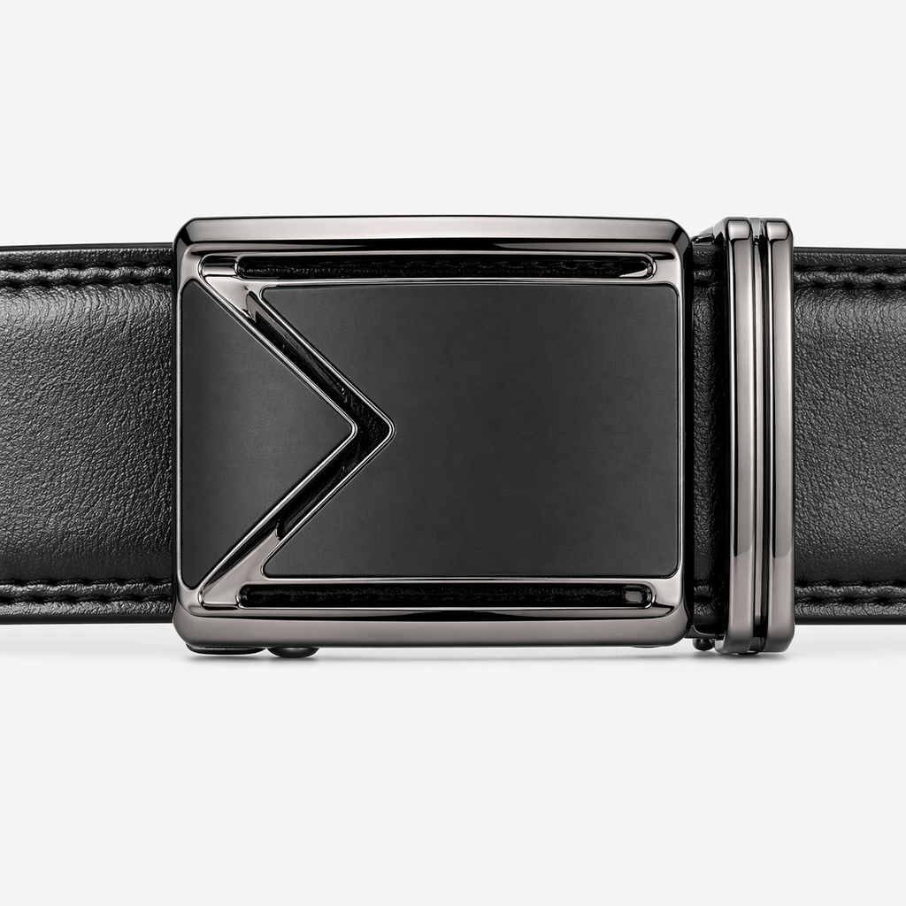 Ceinture noire moderne homme - KATRIX