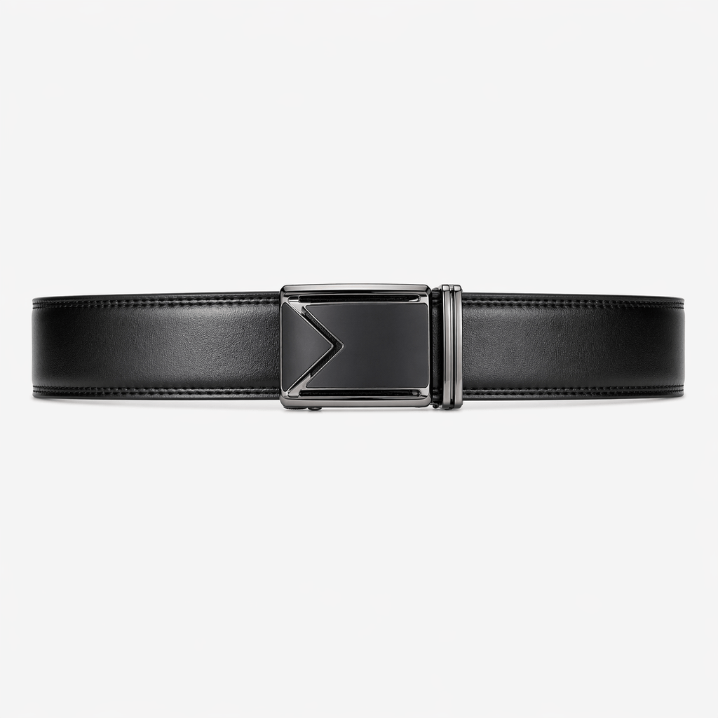 Ceinture noire moderne homme - KATRIX
