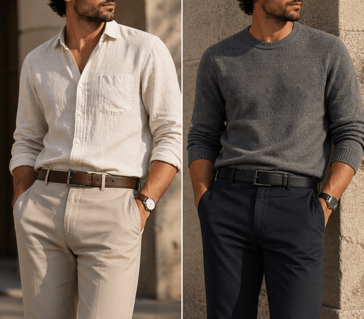Ceinture réversible luxe homme - OTRYAN