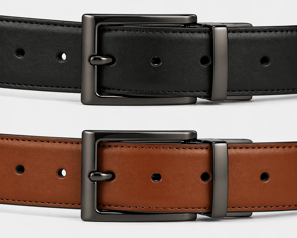 Ceinture réversible noir homme - FOLDAZ
