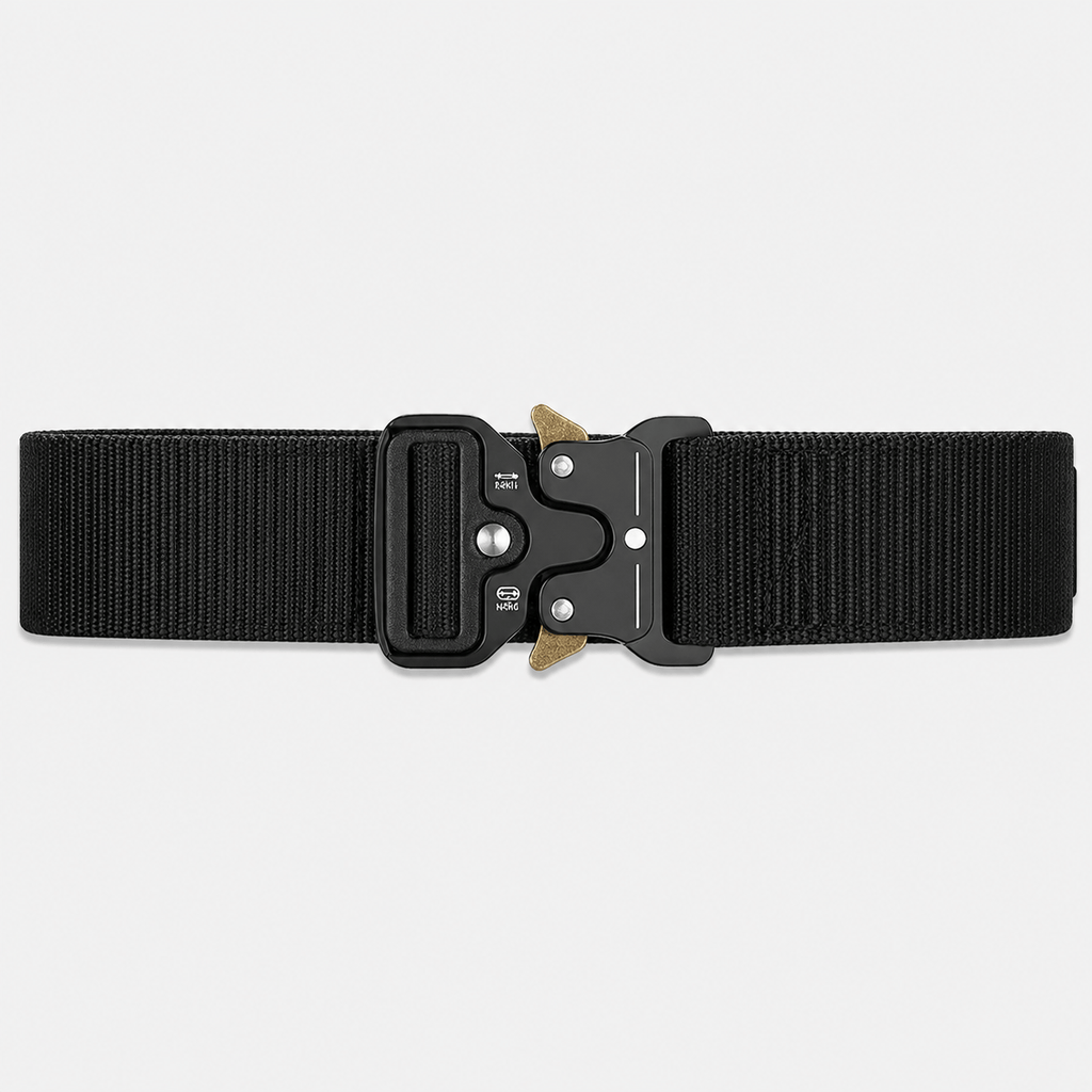 Ceinture toile noir homme - TARNOR