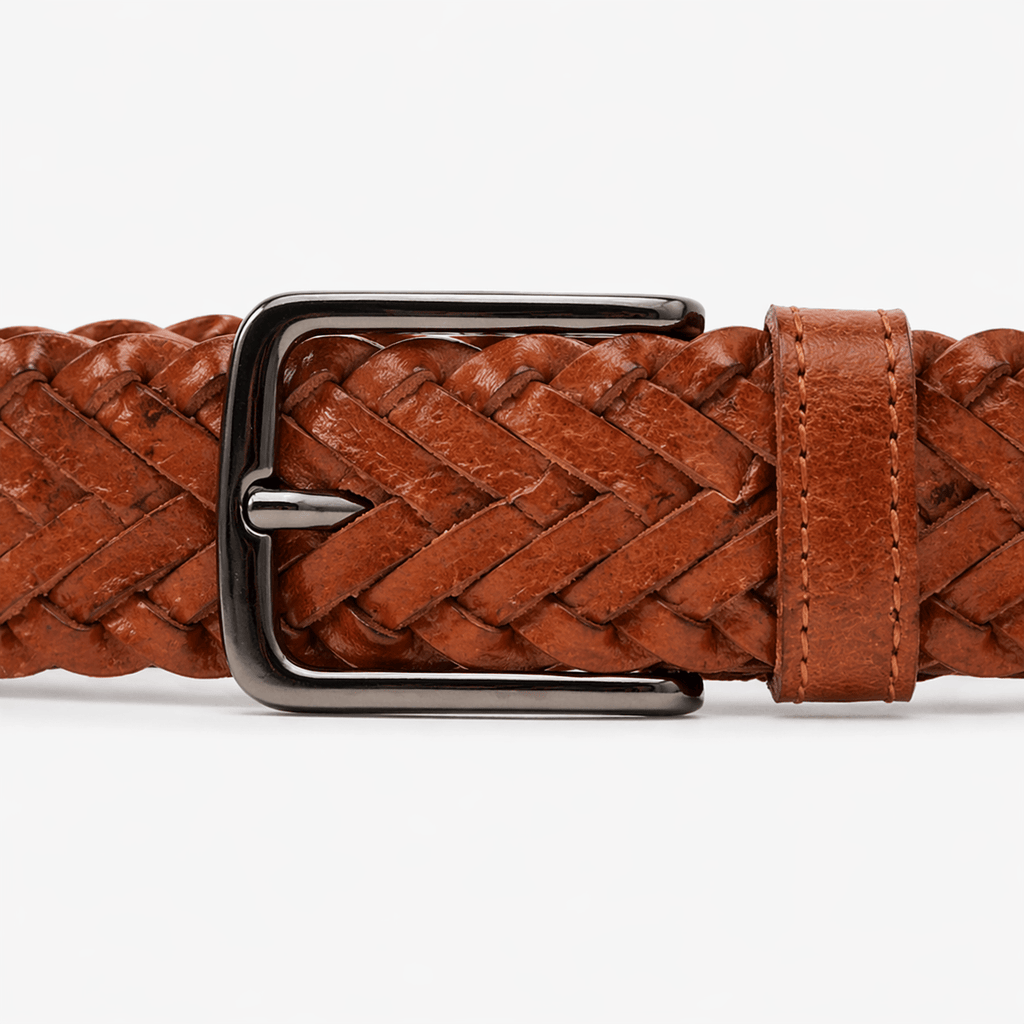 Ceinture tressée cuir femme - FAVXIN
