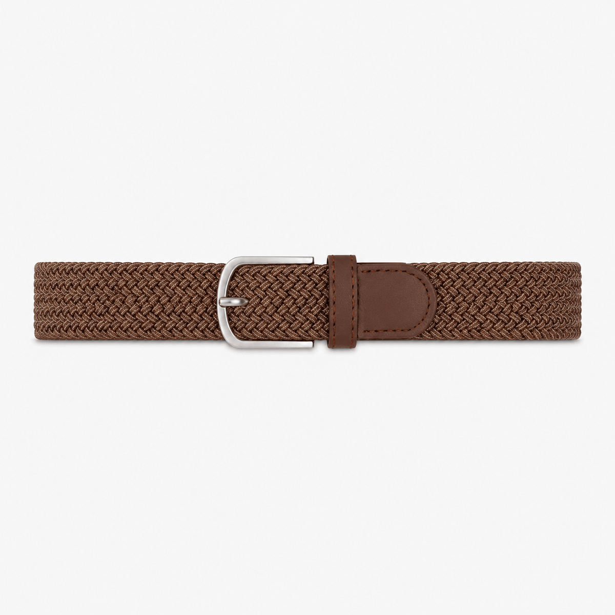 Ceinture tressée marron homme - NEXARO